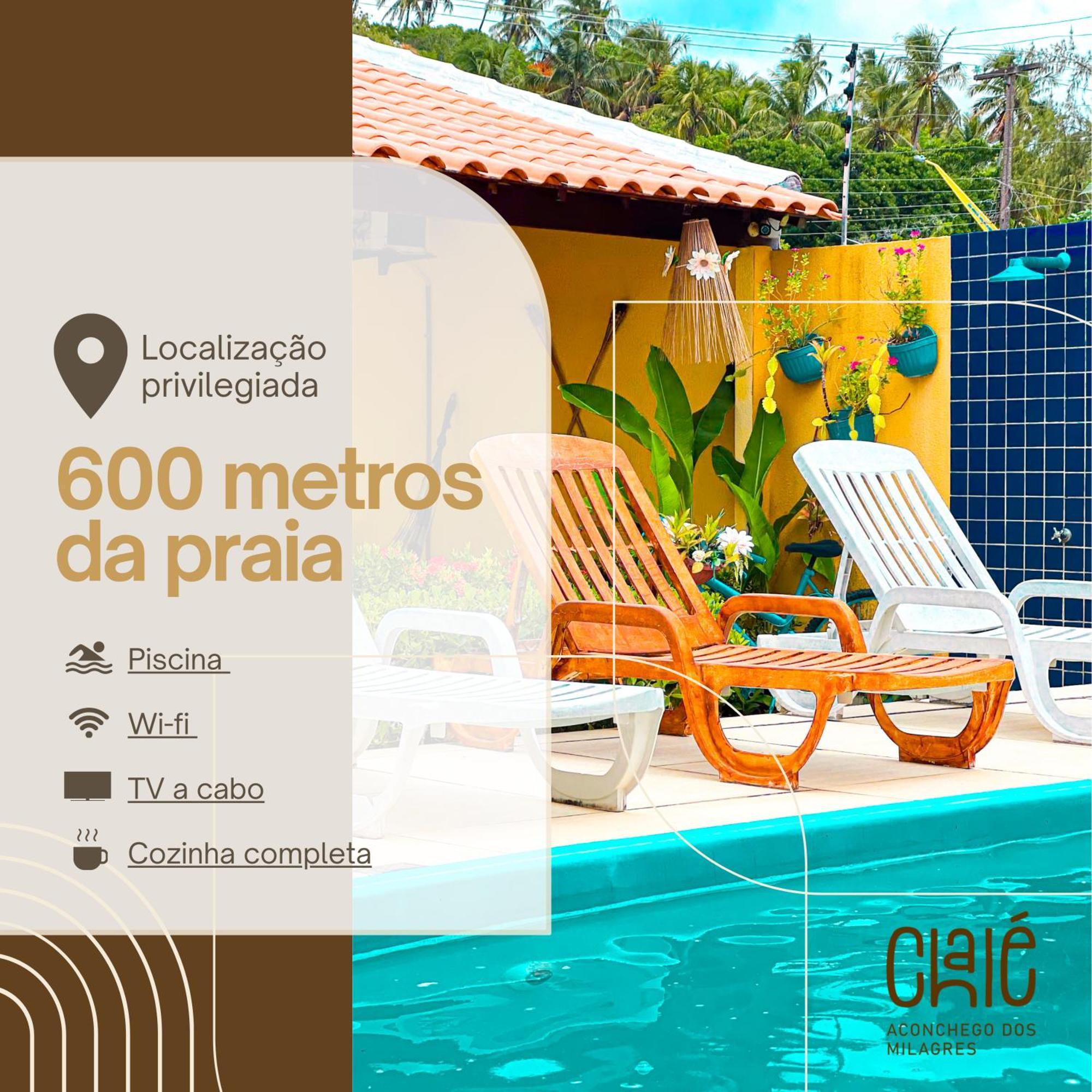 Villa Chale Aconchego Dos Milagres São Miguel dos Milagres Exterior foto