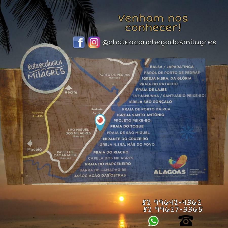 Villa Chale Aconchego Dos Milagres São Miguel dos Milagres Exterior foto